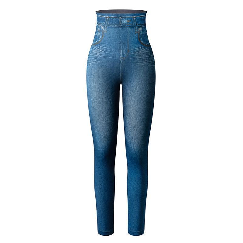 Super Stretchy Denim Leggings – Comfortable and Stylish-Secret Slim Wear
