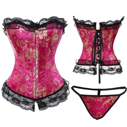 Lace Up Boned Bustier | Elegant and Comfortable Women's Shapewear-Secret Slim Wear