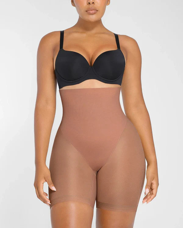 Mesh Smooth Butt Lifting Shorts-Secret Slim Wear