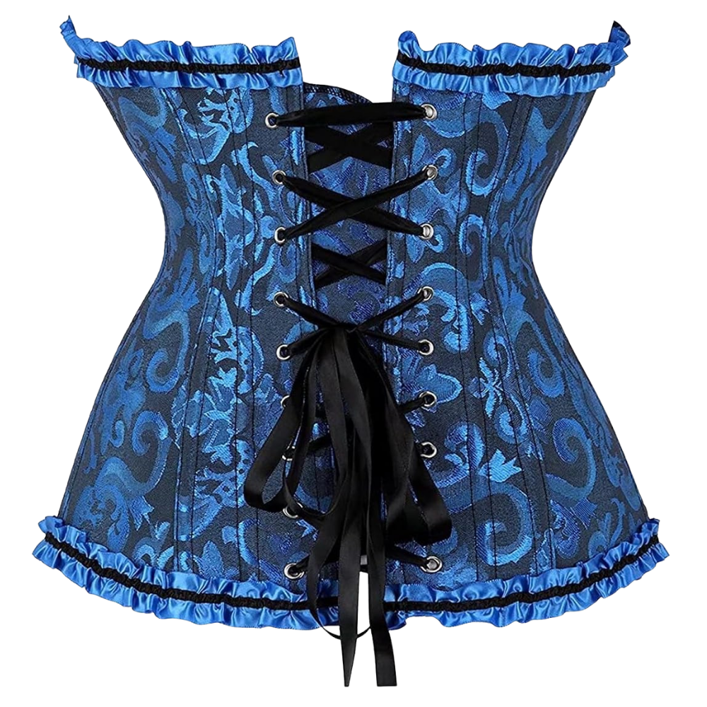 Vintage Floral Corset Bustier Top