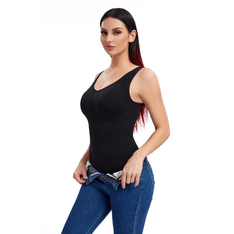 Shapewear With Cup Compression | Firm Control & Slimming Bodysuit-Secret Slim Wear