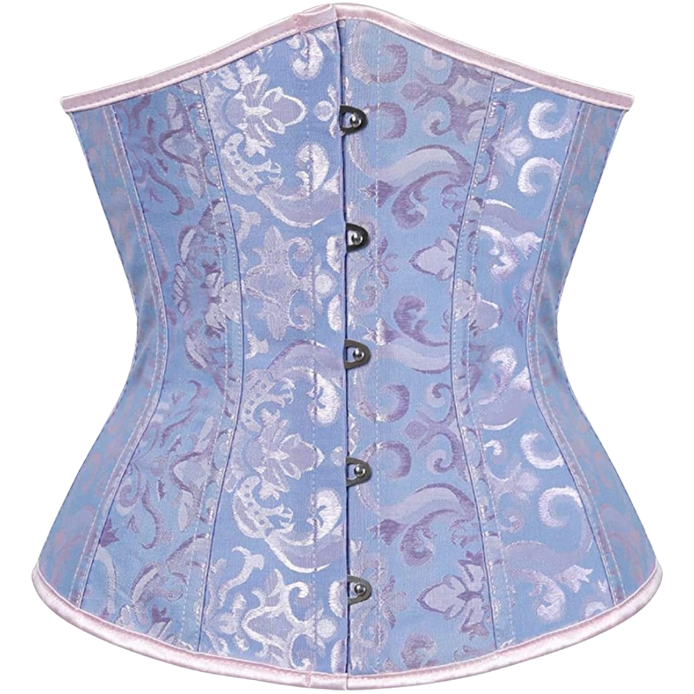 Plus Size Satin Overbust Corset Bustier Top