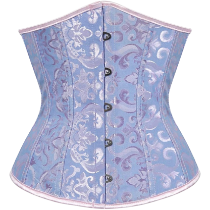 Plus Size Satin Overbust Corset Bustier Top