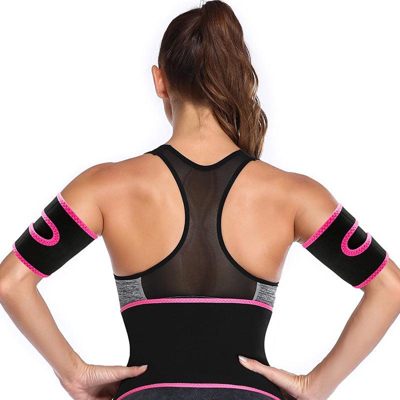 Arm Trimmers Pair – Gym Compression Bands for Men & Women-Secret Slim Wear