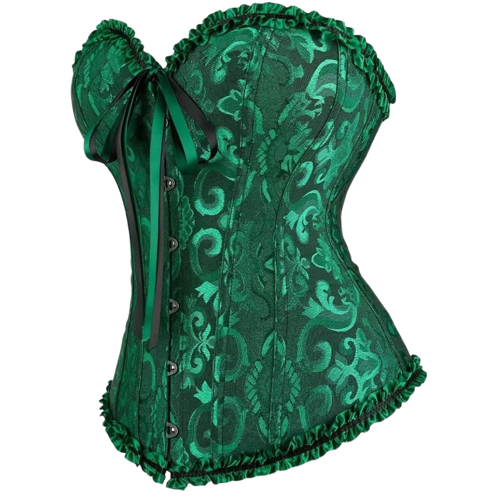 Vintage Floral Corset Bustier Top