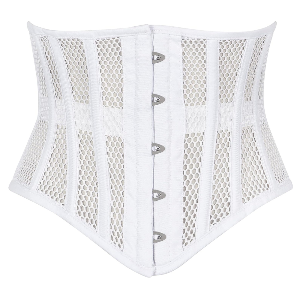 Heavy Duty Steel Boned Underbust Mesh Corset Cincher