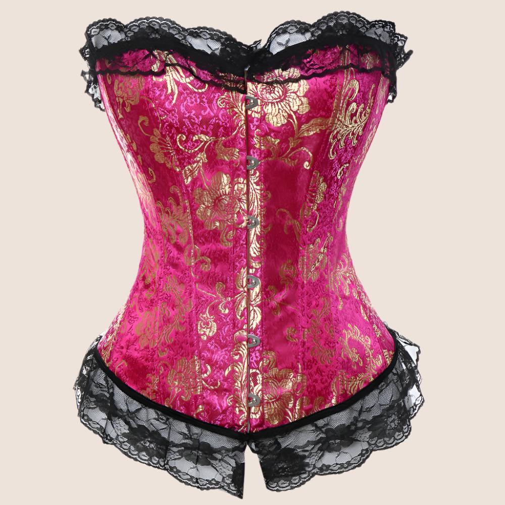 Lace Up Boned Bustier | Elegant and Comfortable Women's Shapewear-Secret Slim Wear