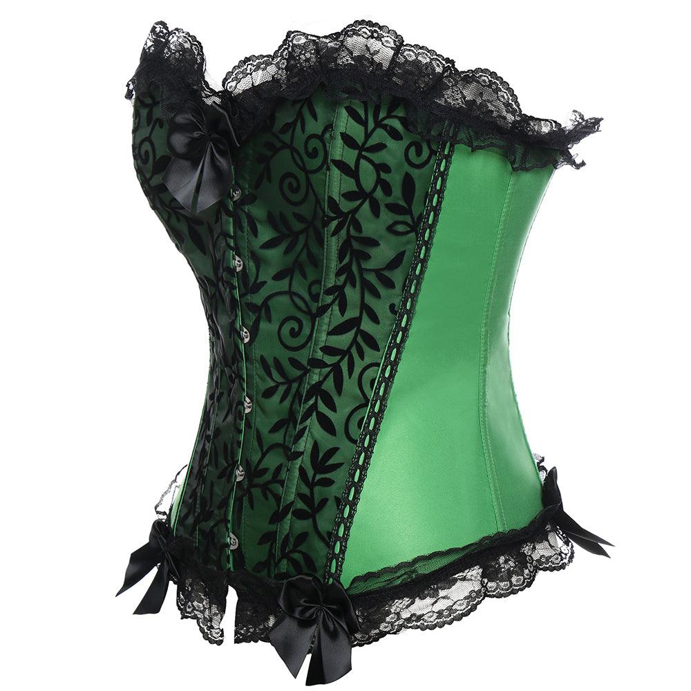 Lace Up Boned Corset – Vintage-Inspired Style with Adjustable Fit-Secret Slim Wear