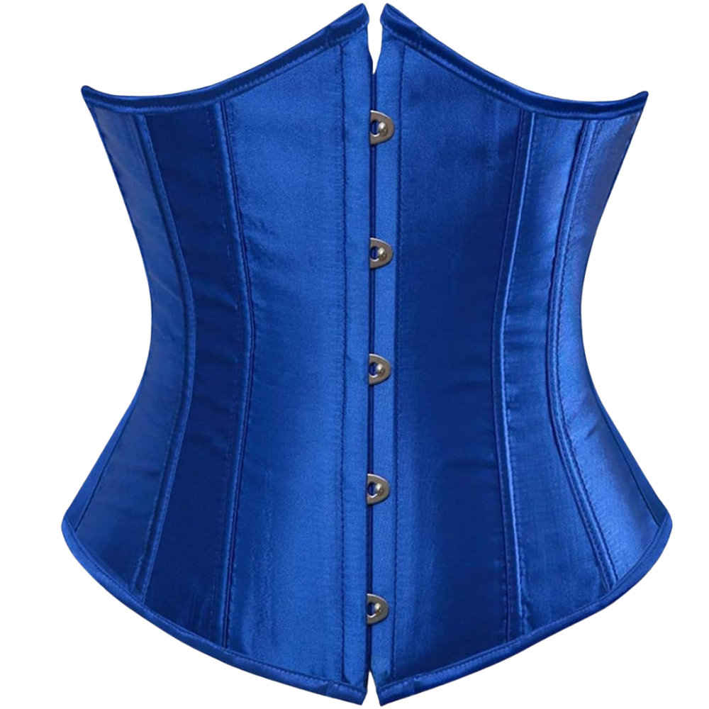 Plus Size Satin Overbust Corset Bustier Top