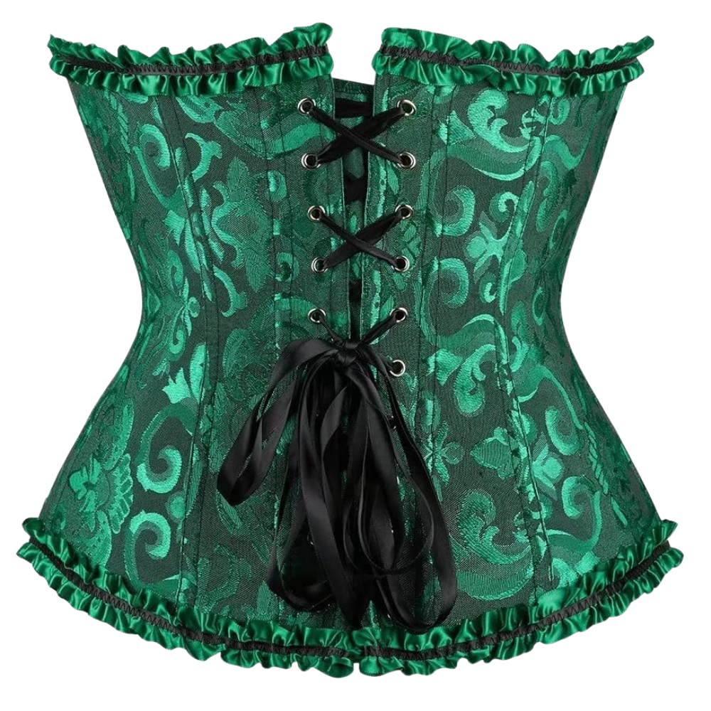 Vintage Floral Corset Bustier Top