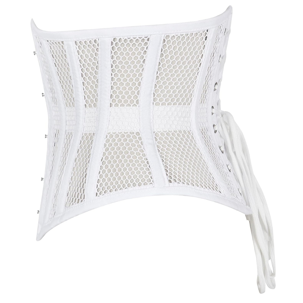 Heavy Duty Steel Boned Underbust Mesh Corset Cincher