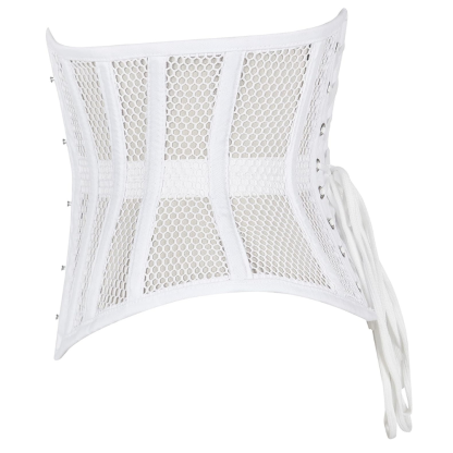 Heavy Duty Steel Boned Underbust Mesh Corset Cincher