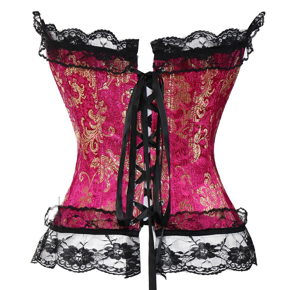 Lace Up Boned Bustier | Elegant and Comfortable Women's Shapewear-Secret Slim Wear