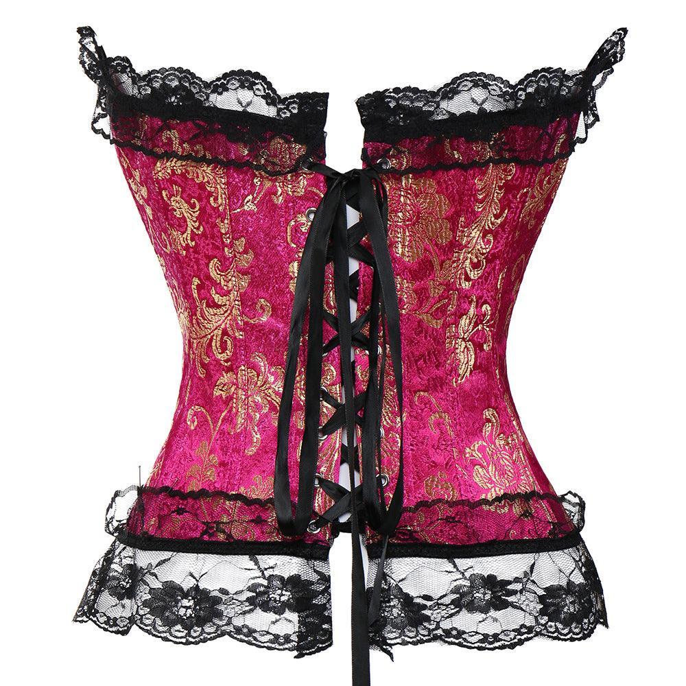 Lace Up Boned Bustier | Elegant and Comfortable Women's Shapewear-Secret Slim Wear
