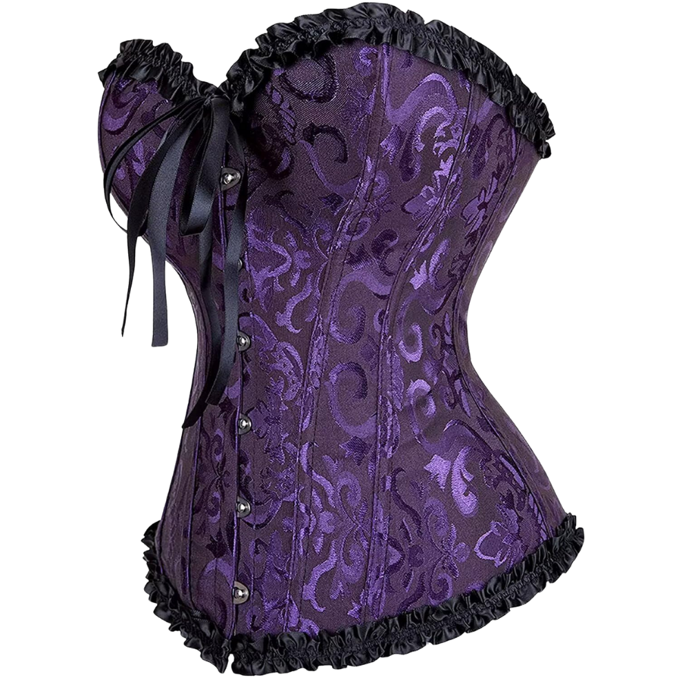 Vintage Floral Corset Bustier Top