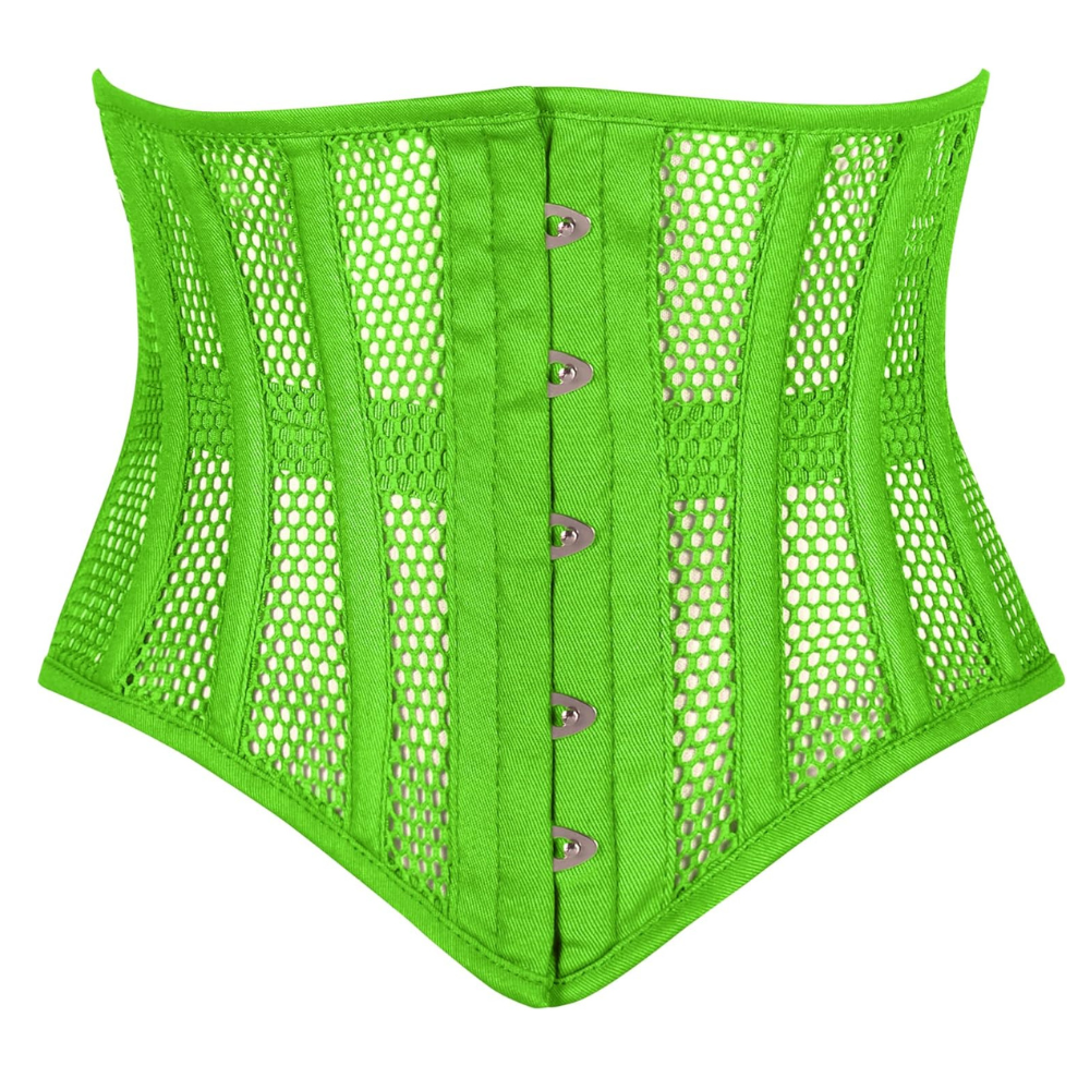 Heavy Duty Steel Boned Underbust Mesh Corset Cincher