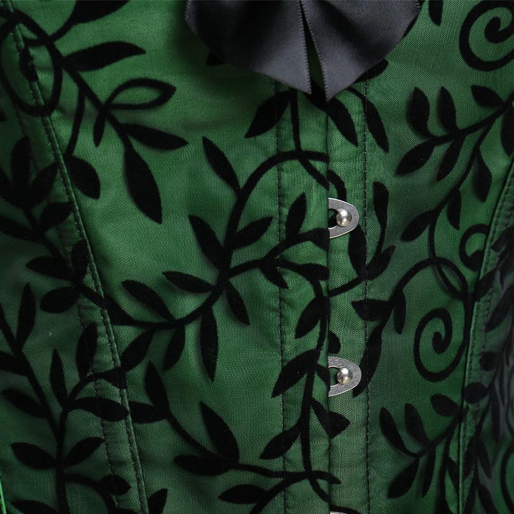 Steampunk Gothic Lace Corset – Vintage-Inspired Waist Shaper-Secret Slim Wear