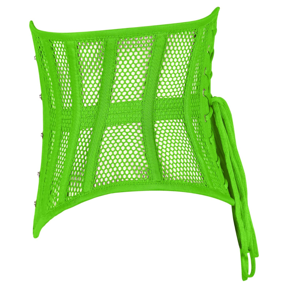 Heavy Duty Steel Boned Underbust Mesh Corset Cincher