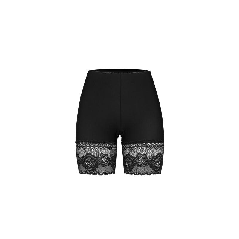 Seamless Floral Lace Slip Shorts For Women - Comfortable and Stylish-Secret Slim Wear