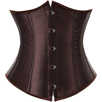 Plus Size Satin Overbust Corset Bustier Top