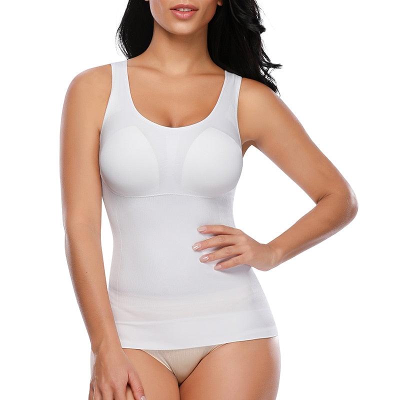 Tank Tops Shapewear For Women With Built In Bra Shelf-Secret Slim Wear