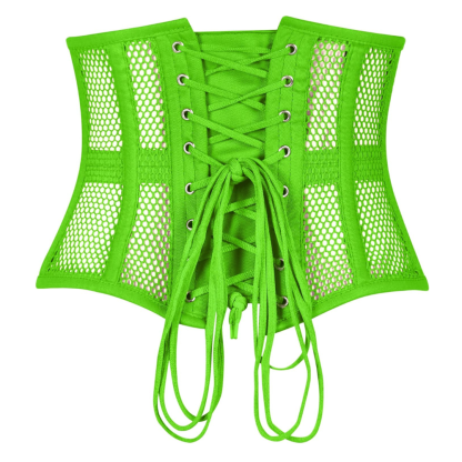 Heavy Duty Steel Boned Underbust Mesh Corset Cincher