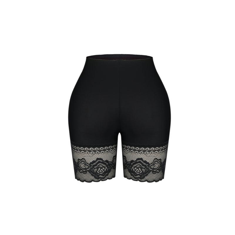 Seamless Floral Lace Slip Shorts For Women - Comfortable and Stylish-Secret Slim Wear