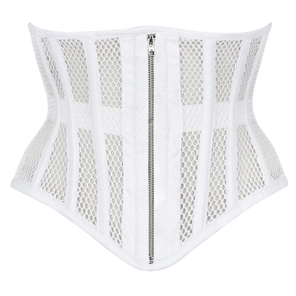 Heavy Duty Steel Boned Underbust Mesh Corset Cincher