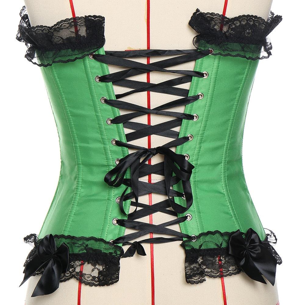 Steampunk Gothic Lace Corset – Vintage-Inspired Waist Shaper-Secret Slim Wear