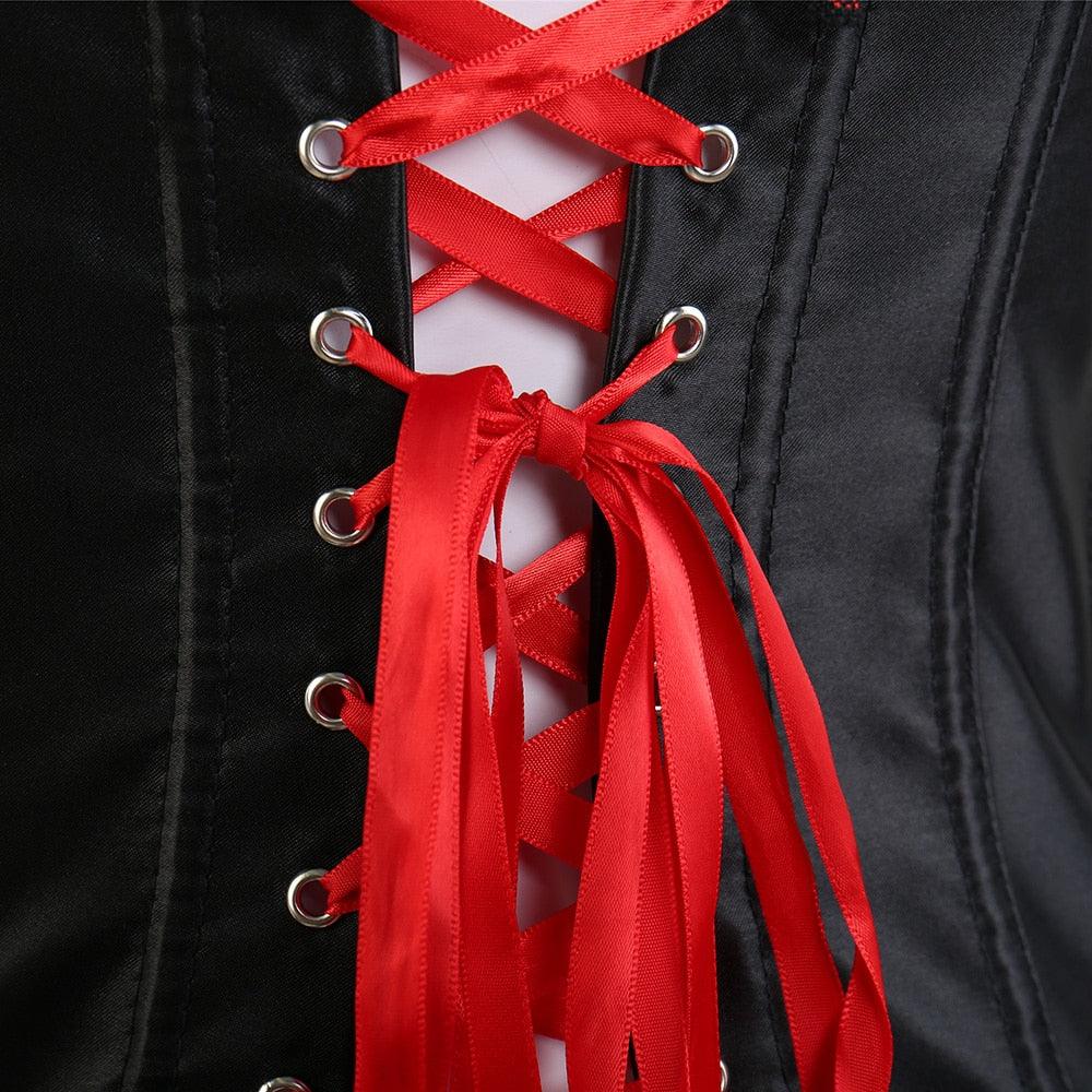 Floral Embroidery Lace Corset Lingerie – Elegant Lace Bustier-Secret Slim Wear