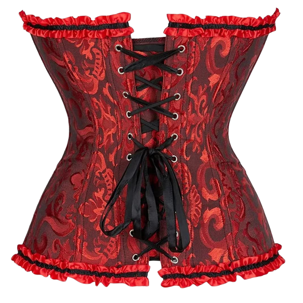 Vintage Floral Corset Bustier Top