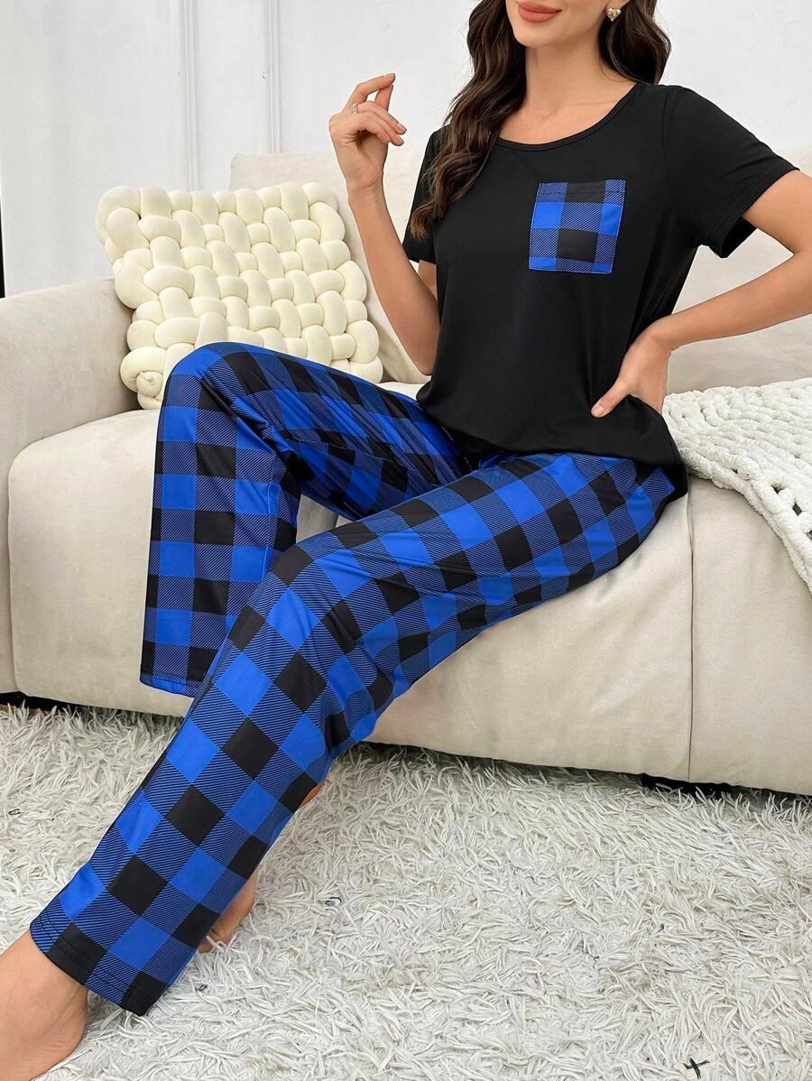 Plaid Pajama Set Pack – Stylish Loungewear for Every Season-Secret Slim Wear
