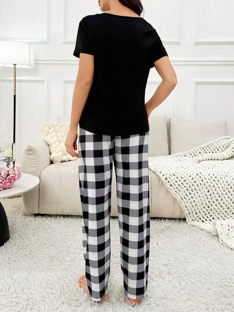 Plaid Pajama Set Pack – Stylish Loungewear for Every Season-Secret Slim Wear