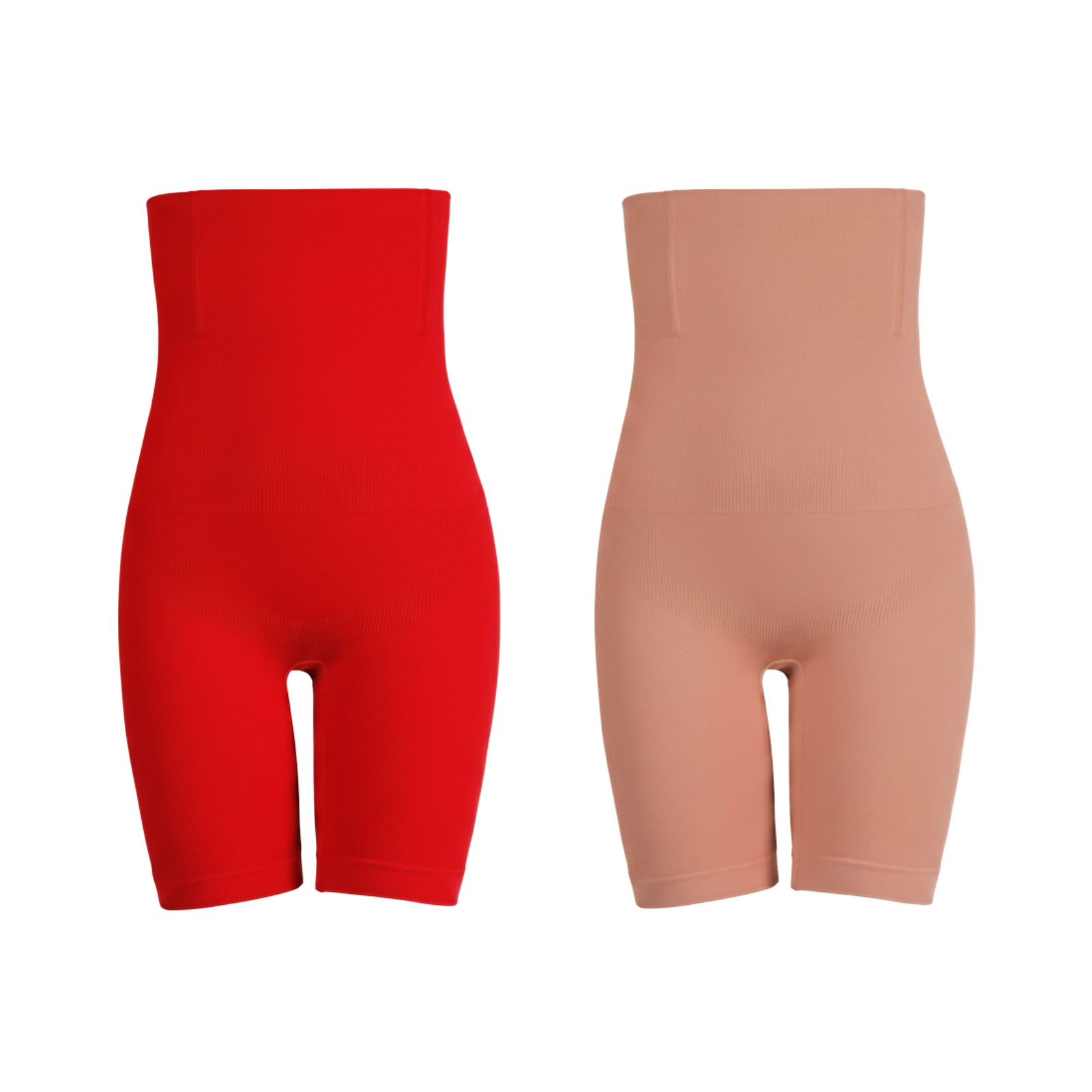 Pack of 2 Slimming Control Shaping Shorts Comfortable Seamless Stretch Fit