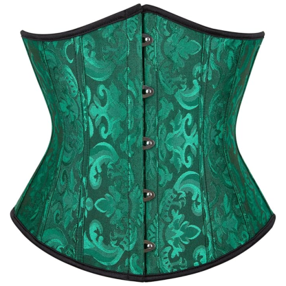 Brocade Underbust Boned Corset Belt For Women