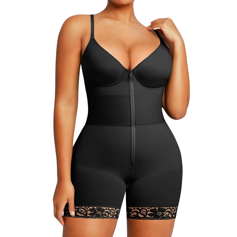 Women Deep Plunge Butt Lifting Shaping Bodysuit-Secret Slim Wear