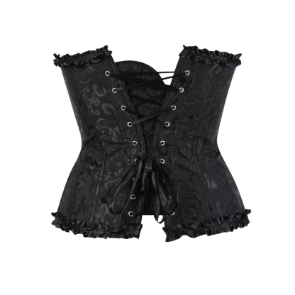 Floral Trim Shapewear Corset Top For Women