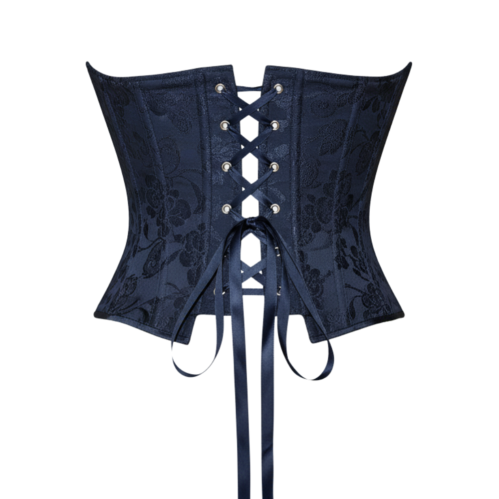 Lace Up Strapless Corset Top For Women