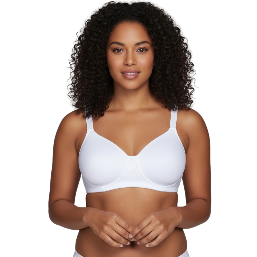 Back Smoothing Support Bra for Women with Lightly Lined Cups and Flexible Fit
