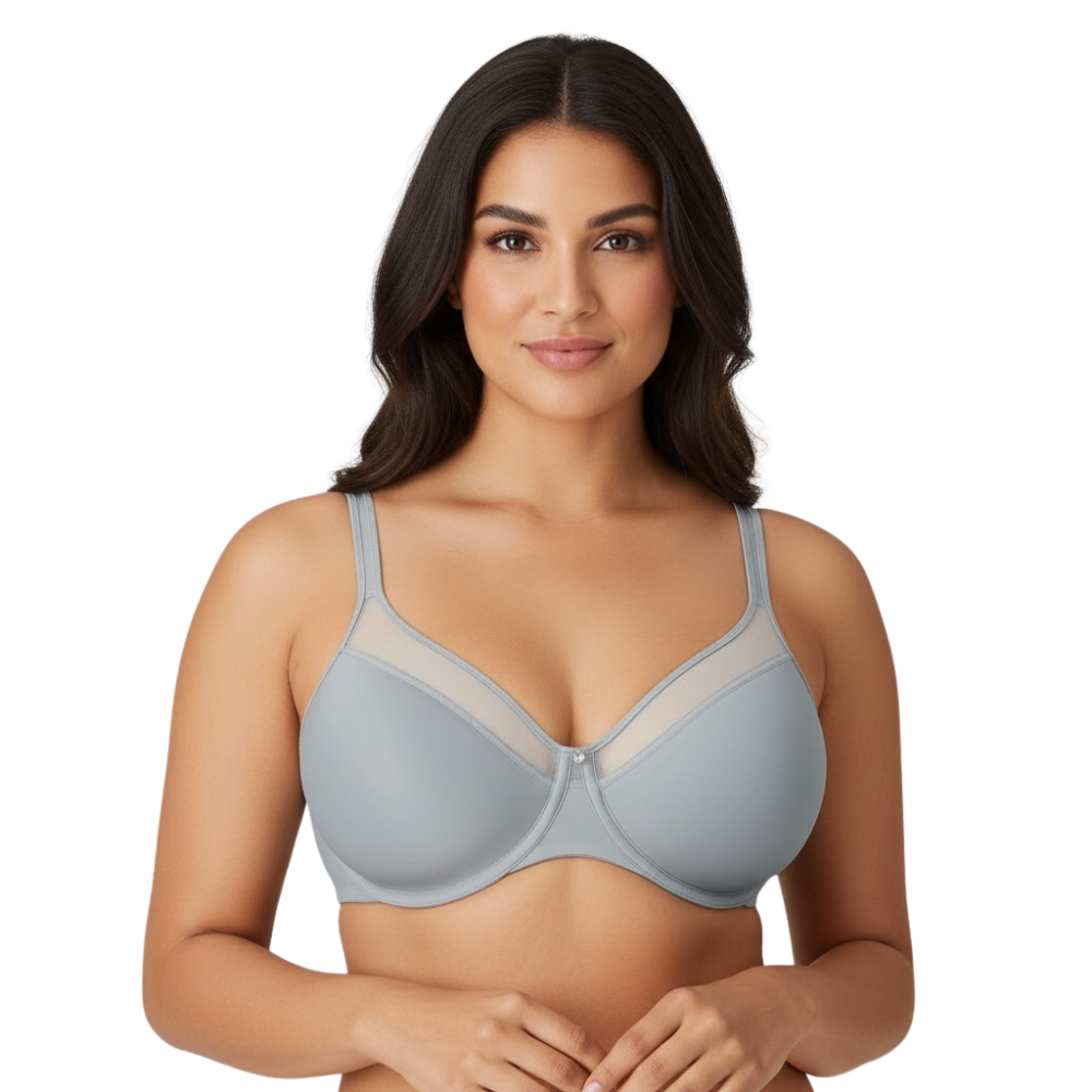 Ultra Light T Shirt Bra with Underwire and Convertible Straps For Women
