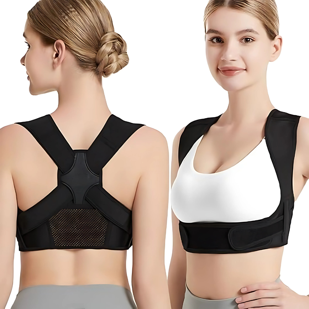 Posture Support with Mesh and Padded Straps for Comfort-Secret Slim Wear