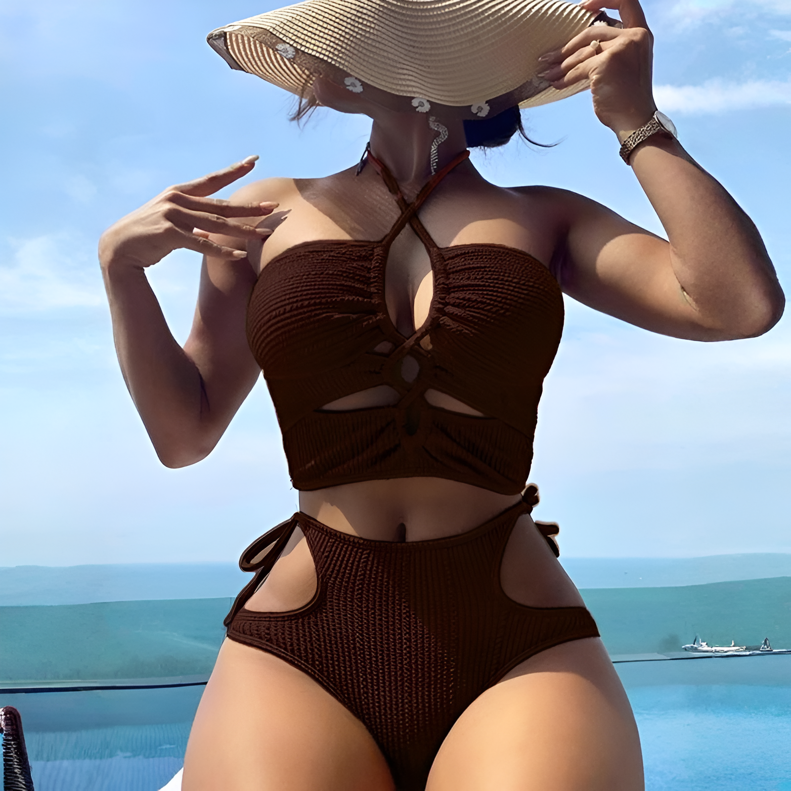 Criss Cross Swimsuits, Bikinis Sets