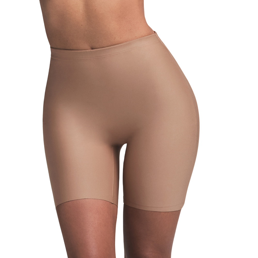 Women Butt Pad Midthigh Shorts-Secret Slim Wear
