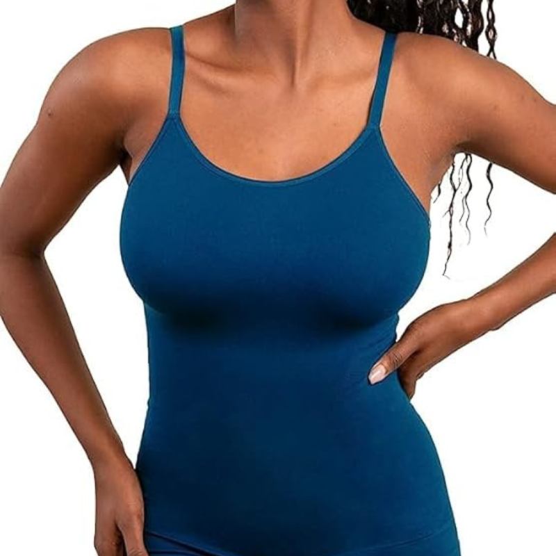 Scoop Cami Tank Top with Adjustable Compression-Secret Slim Wear