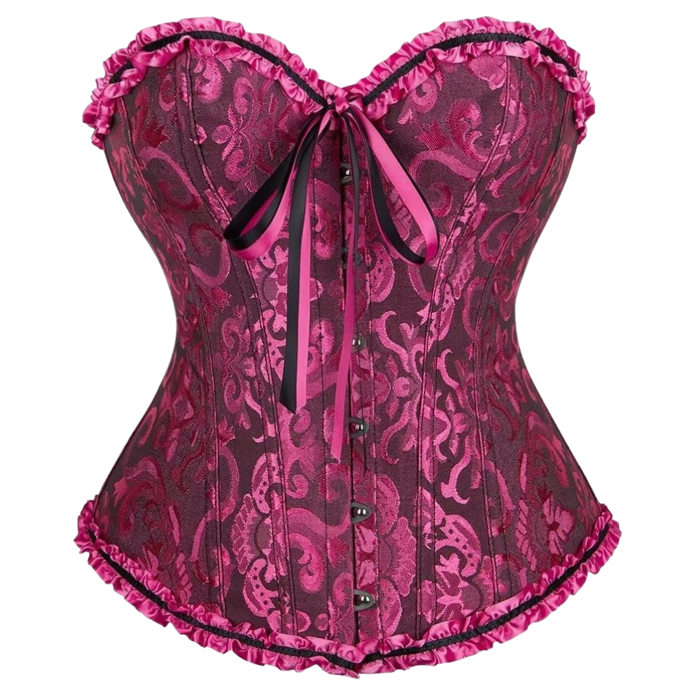 Vintage Floral Corset Bustier Top