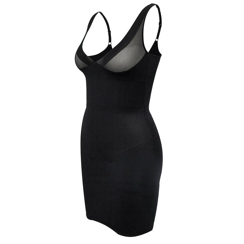 Women's Dress Full Slip Shapewear Bodysuit-Secret Slim Wear