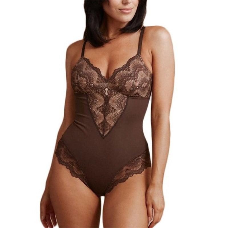 Lace Shaping Support Bodysuit – Sculpted Fit and Elegant Design-Secret Slim Wear