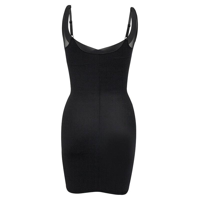 Women's Dress Full Slip Shapewear Bodysuit-Secret Slim Wear