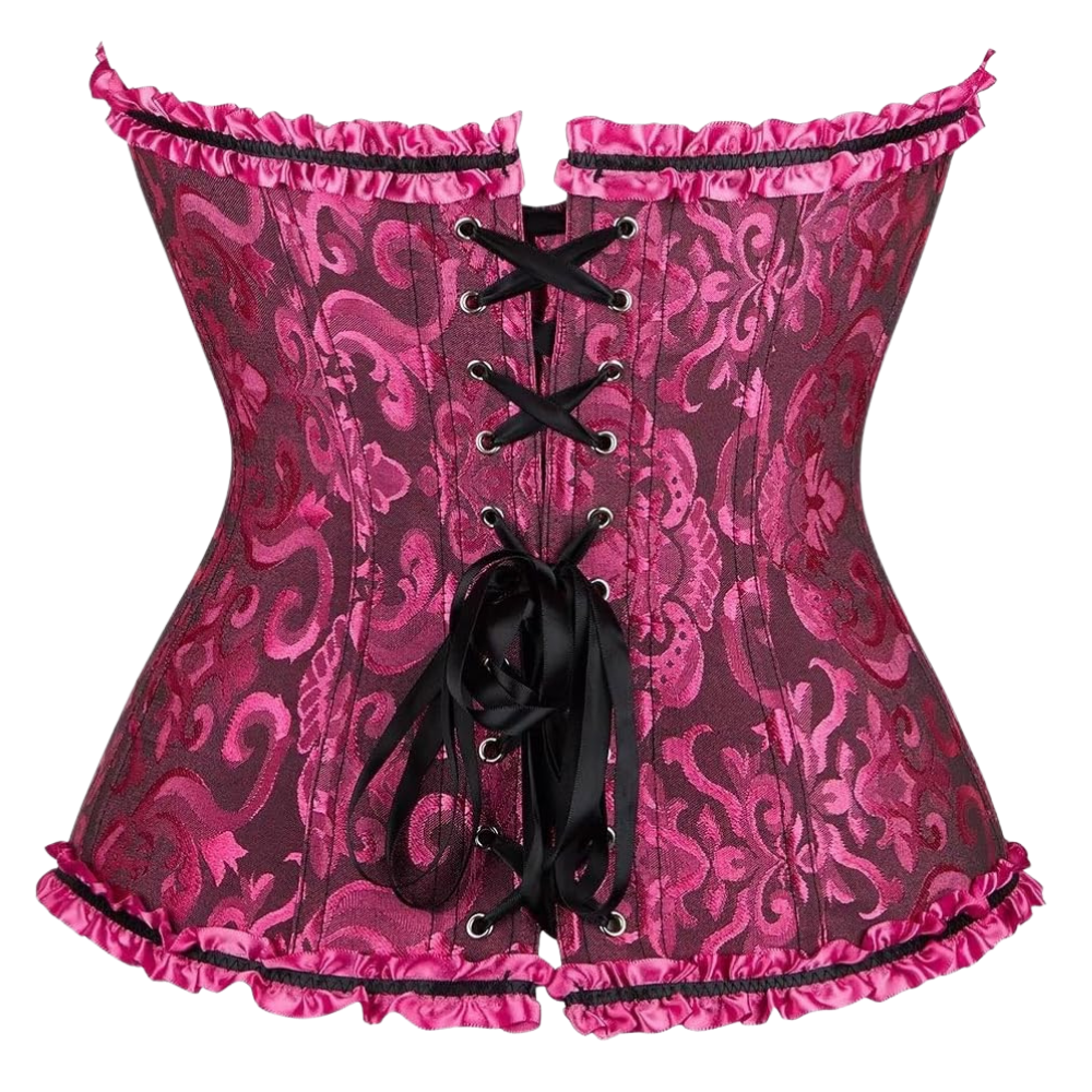 Vintage Floral Corset Bustier Top