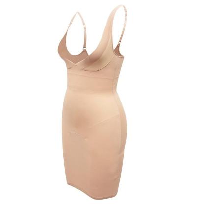 Women's Dress Full Slip Shapewear Bodysuit-Secret Slim Wear